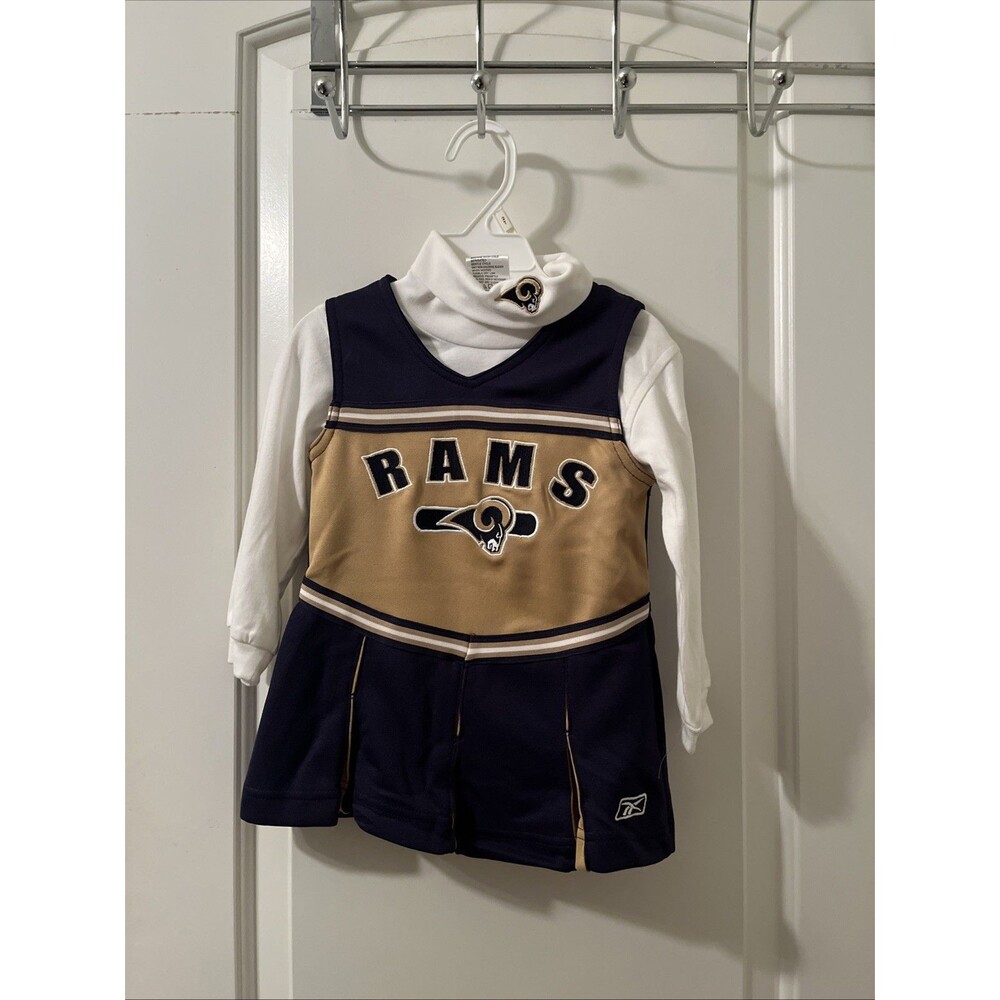 NFL St Louis Rams Girls Cheerleader Dress Football 2 Piece Multi-Color